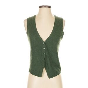 Autumn Cashmere Green Sweater Vest
